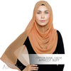 Adina Anis - Chiffon Shawl Onesie - Apricot Buff